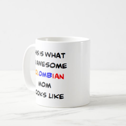 kolombische Mutter, phantastische Tasse (Vorderseite Links)