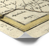 Kolonial America Map von Matthaus Lotter (1776) Poster (Ecke)