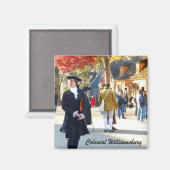Kolonial Williamsburg Magnet (Vorderseite/Rückseite)