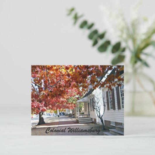 Kolonial Williamsburg Postkarte (Stehend Vorderseite)