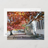 Kolonial Williamsburg Postkarte (Vorne/Hinten)