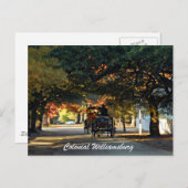 Kolonial Williamsburg Postkarte (Vorne/Hinten)