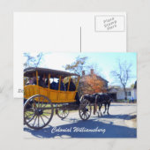 Kolonial Williamsburg Postkarte (Vorne/Hinten)