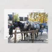 Kolonial Williamsburg Postkarte (Vorne/Hinten)