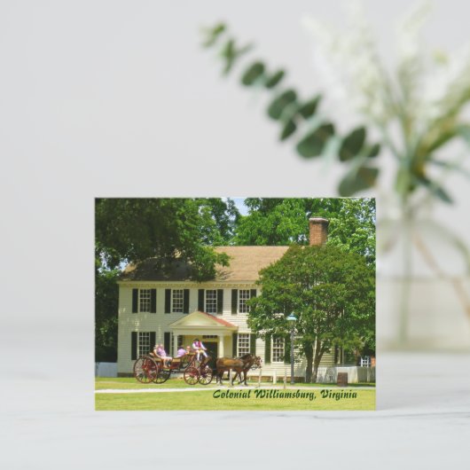 Kolonial Williamsburg, Virginia Postcard Postkarte (Stehend Vorderseite)