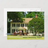 Kolonial Williamsburg, Virginia Postcard Postkarte (Vorne/Hinten)