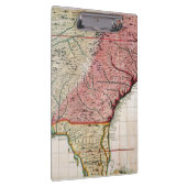 KOLONIALamerika-KARTE, 1733 Klemmbrett (Rechts)