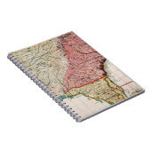 KOLONIALamerika-KARTE, 1733 Notizblock (Rechte Seite)