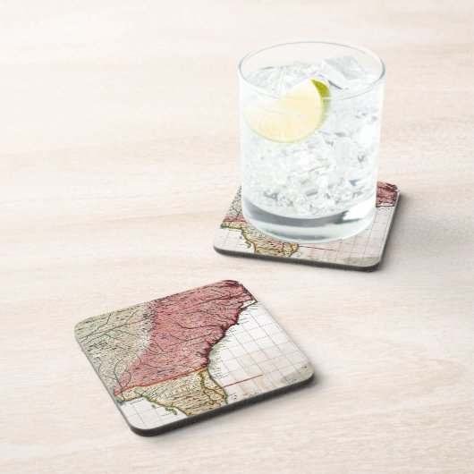 KOLONIALamerika-KARTE, 1733 Untersetzer (Rechte Seite)