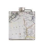 KOLONIALamerika: KARTE, c1770 Flachmann (Rückseite)