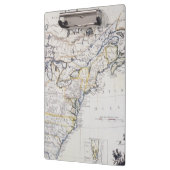 KOLONIALamerika: KARTE, c1770 Klemmbrett (Links)