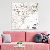 KOLONIALAMERIKA: KARTE, c1770 Leinwanddruck (Insitu (Wohnzimmer))