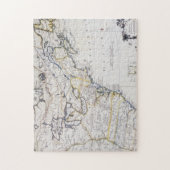 KOLONIALamerika: KARTE, c1770 Puzzle (Vertikal)