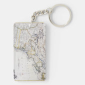 KOLONIALamerika: KARTE, c1770 Schlüsselanhänger (Rückseite)