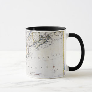 KOLONIALamerika: KARTE, c1770 Tasse