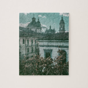 Kolonialarchitektur im historischen Zentrum von Bo Puzzle