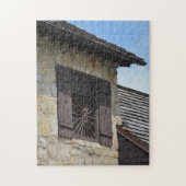 Koloniale Architektur-Fenster von St. Augustine Puzzle (Vertikal)