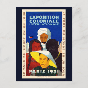Koloniale Exposition Paris 1931 Postkarte