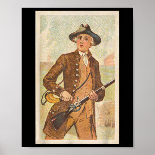 Koloniale Miliz in Amerika (1887) Poster