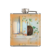 Koloniale neue Glandflasche Flachmann (Rückseite)