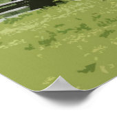 Koloniale Virginia Split - Eisenbahnzaun II Poster (Ecke)