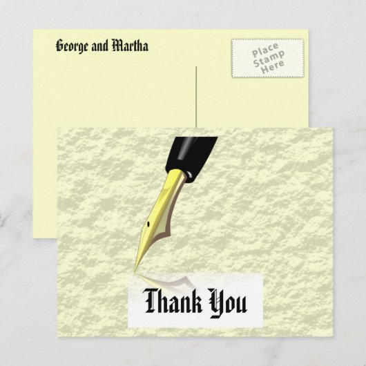 Kolonialer Dank Postkarten (Vorne/Hinten)