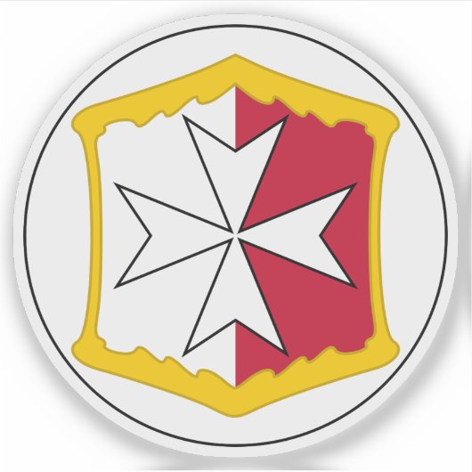 Koloniales Abzeichen von Malta (1875 - c. 1898) Aufkleber (Vorderseite)