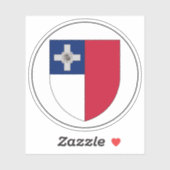 Koloniales Abzeichen von Malta (1943-1964) Aufkleber (Blatt)