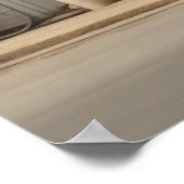 Koloniales Gebäude Gelbes Auto Havanna Kuba Poster (Ecke)