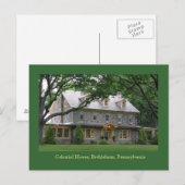 Kolonialhaus Postkarte (Vorne/Hinten)