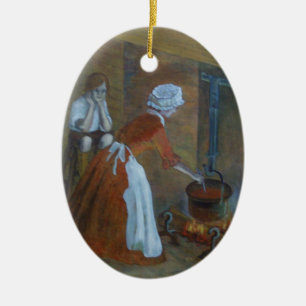 Kolonialkoch-Verzierung Keramik Ornament