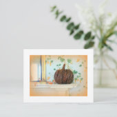 Kolonialkürbis Postkarte (Stehend Vorderseite)