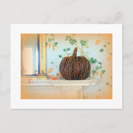 Kolonialkürbis Postkarte (Vorderseite)