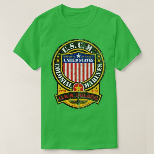 Kolonialmarinen der Staaten T-Shirt (Design vorne)