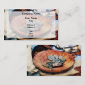 Kolonialmünzen Visitenkarte (Vorne/Hinten)