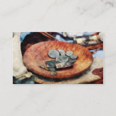 Kolonialmünzen Visitenkarte (Rückseite)