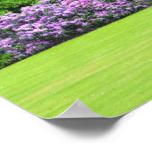 Kolonialparc in Brüssel, Belgien Poster (Ecke)