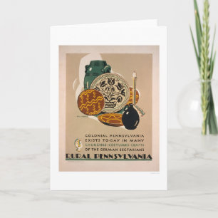 Kolonialpennsylvania WPA 1940 Karte