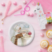 Kolonialschatz, der eine Torten-Picknick-Platte Pappteller (Party)