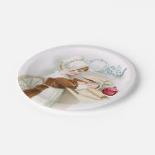 Kolonialschatz, der eine Torten-Picknick-Platte Pappteller (Schrägansicht)
