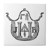 KolonialSchürze Fliese (Vorderseite)