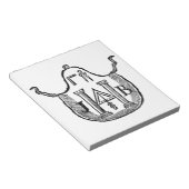 KolonialSchürze Notizblock (angewinkelt)