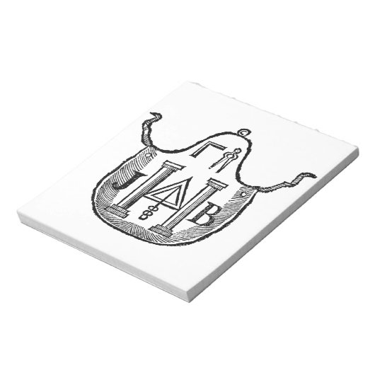 KolonialSchürze Notizblock (Rotiert)