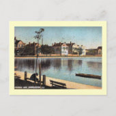 Kolonialsee, Charleston, South Carolina Vintag Postkarte (Vorderseite)