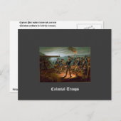 Kolonialtroops Postkarte (Vorne/Hinten)