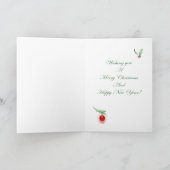 Kolonialzeit Feiertagskarte (Innenseite)