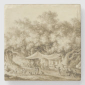 Kolonialzeit Steinuntersetzer (Vorderseite)