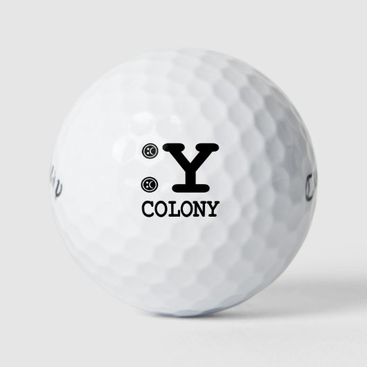 Kolonie Golfball (Vorderseite)