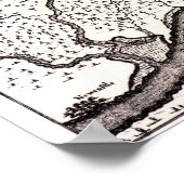 Kolonie Pennsylvania 1687 Poster (Ecke)