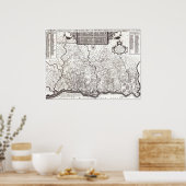 Kolonie Pennsylvania 1687 Poster (Küche)
